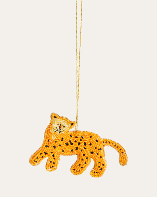 Cheetah Christmas Ornament